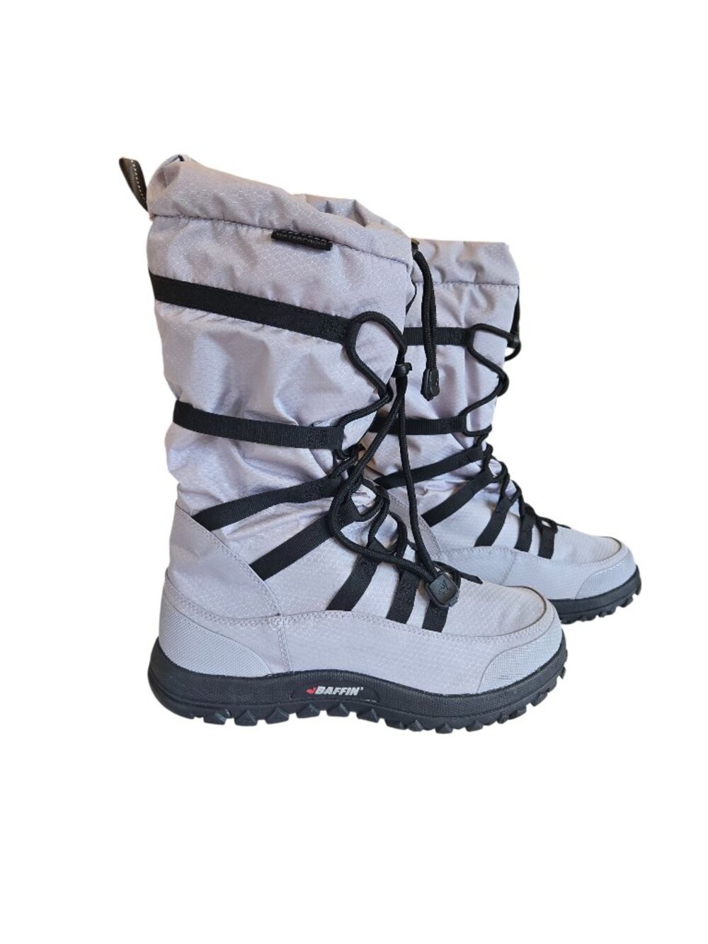 Baffin  Women's Escalate Waterproof Winter Snow Boots Coastal Grey Size 8